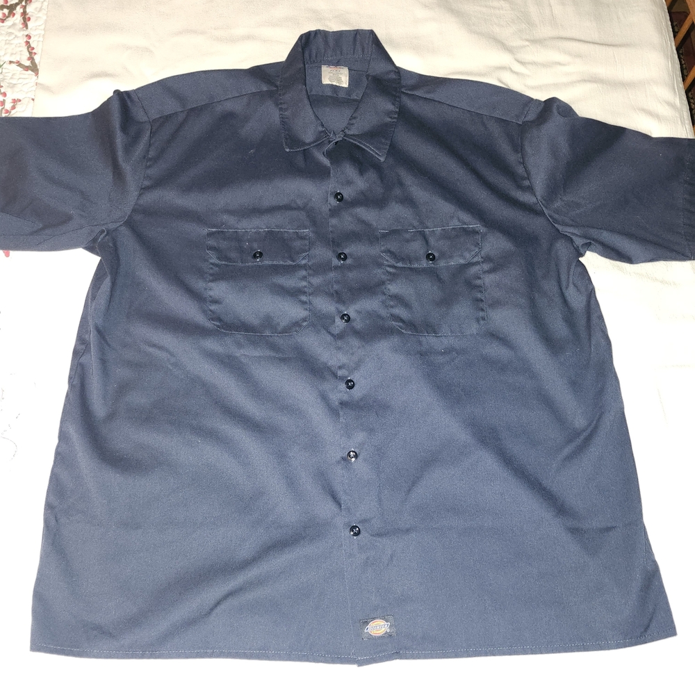 Dickies Dark Blue Short Sleeve Shirt